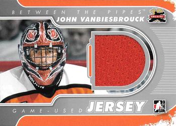 2011-12 In The Game Between The Pipes - Game Used Jersey Silver #M-12 John Vanbiesbrouck Front