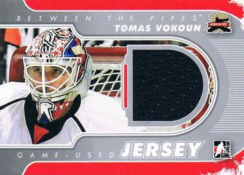 2011-12 In The Game Between The Pipes - Game Used Jersey Silver #M-22 Tomas Vokoun Front