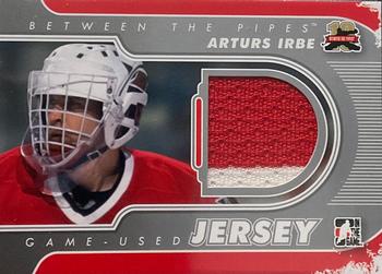 2011-12 In The Game Between The Pipes - Game Used Jersey Silver #M-39 Arturs Irbe Front