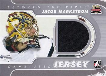 2011-12 In The Game Between The Pipes - Game Used Jersey Silver #M-43 Jacob Markstrom Front