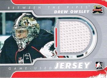 2011-12 In The Game Between The Pipes - Game Used Jersey Silver #M-58 Drew Owsley Front