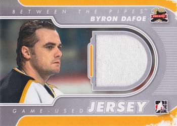 2011-12 In The Game Between The Pipes - Game Used Jersey Silver #M-38 Byron Dafoe Front