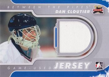2011-12 In The Game Between The Pipes - Game Used Jersey Silver #M-40 Dan Cloutier Front