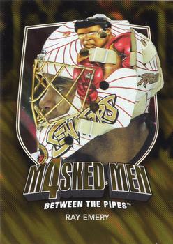 2011-12 In The Game Between The Pipes - Masked Men IV Gold #MM-16 Ray Emery Front