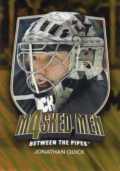 2011-12 In The Game Between The Pipes - Masked Men IV Gold #MM-36 Jonathan Quick Front
