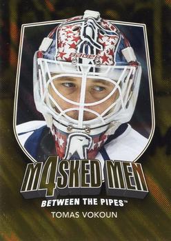 2011-12 In The Game Between The Pipes - Masked Men IV Gold #MM-48 Tomas Vokoun Front