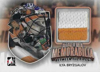 2011-12 In The Game Between The Pipes - Masked Men IV Memorabilia #MMM-08 Ilya Bryzgalov Front