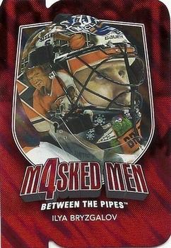 2011-12 In The Game Between The Pipes - Masked Men IV Ruby Die Cuts #MM-10 Ilya Bryzgalov Front