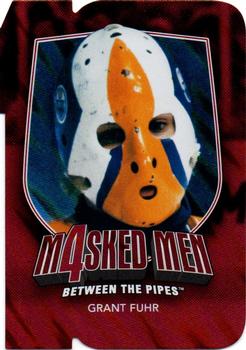 2011-12 In The Game Between The Pipes - Masked Men IV Ruby Die Cuts #MM-18 Grant Fuhr Front