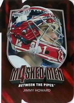 2011-12 In The Game Between The Pipes - Masked Men IV Ruby Die Cuts #MM-23 Jimmy Howard Front