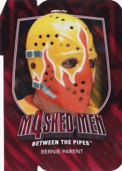 2011-12 In The Game Between The Pipes - Masked Men IV Ruby Die Cuts #MM-33 Bernie Parent Front