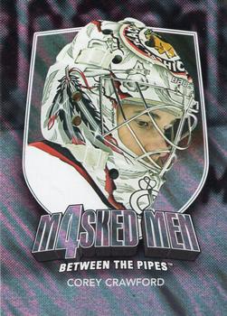 2011-12 In The Game Between The Pipes - Masked Men IV Silver #MM-13 Corey Crawford Front