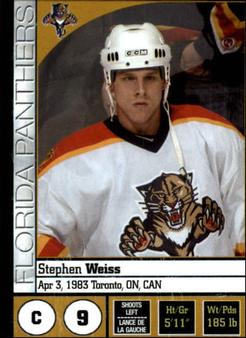 2008-09 Panini Stickers #39 Stephen Weiss Front