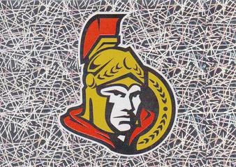 2008-09 Panini Stickers #82 Ottawa Senators Logo Front