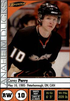 2008-09 Panini Stickers #139 Corey Perry Front