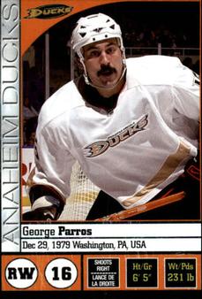 2008-09 Panini Stickers #143 George Parros Front