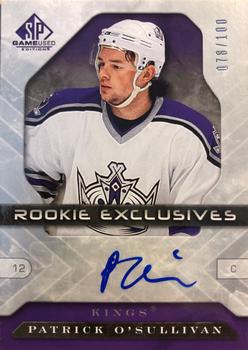 2006-07 SP Game Used - Rookie Exclusives Autographs #RE-OS Patrick O'Sullivan Front