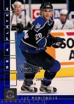 2001-02 Be a Player Memorabilia - Chicago Sportsfest Sapphire #95 Luc Robitaille Front