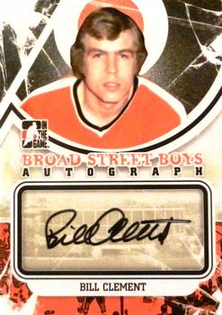 2011-12 In The Game Broad Street Boys - Autographs #A-BC Bill Clement Front