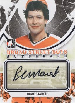 2011-12 In The Game Broad Street Boys - Autographs #A-BM Brad Marsh Front