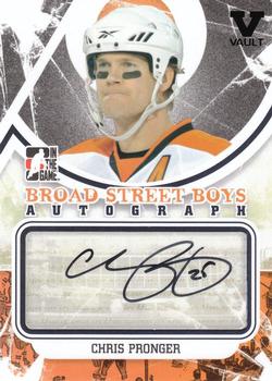 2011-12 In The Game Broad Street Boys - Autographs #A-CP Chris Pronger Front