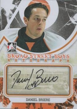 2011-12 In The Game Broad Street Boys - Autographs #A-DB Daniel Briere Front
