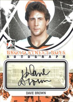 2011-12 In The Game Broad Street Boys - Autographs #A-DBR Dave Brown Front