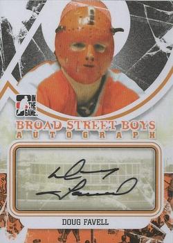 2011-12 In The Game Broad Street Boys - Autographs #A-DF Doug Favell Front