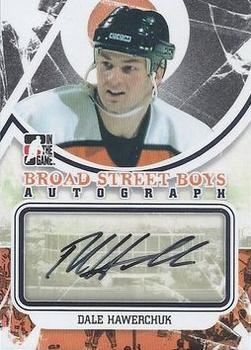 2011-12 In The Game Broad Street Boys - Autographs #A-DH Dale Hawerchuk Front