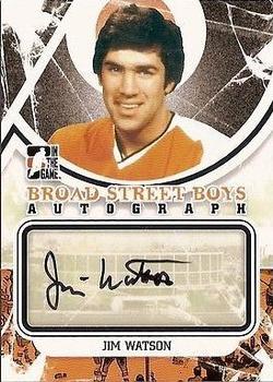 2011-12 In The Game Broad Street Boys - Autographs #A-JWA Jim Watson Front