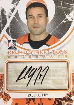 2011-12 In The Game Broad Street Boys - Autographs #A-PC Paul Coffey Front