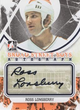 2011-12 In The Game Broad Street Boys - Autographs #A-RLO Ross Lonsberry Front