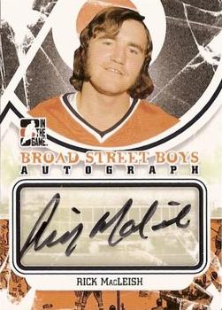 2011-12 In The Game Broad Street Boys - Autographs #A-RM Rick MacLeish Front