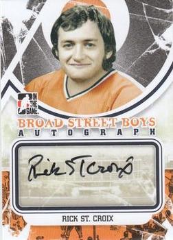2011-12 In The Game Broad Street Boys - Autographs #A-RST Rick St. Croix Front