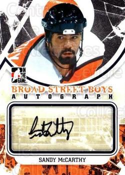 2011-12 In The Game Broad Street Boys - Autographs #A-SM Sandy McCarthy Front