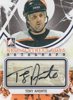 2011-12 In The Game Broad Street Boys - Autographs #A-TA Tony Amonte Front