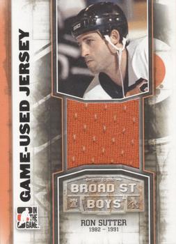 2011-12 In The Game Broad Street Boys - Game-Used Jerseys #M-37 Ron Sutter Front