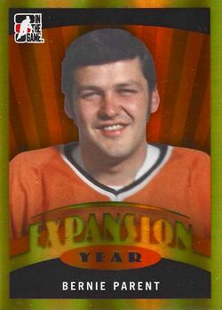 2011-12 In The Game Broad Street Boys - Gold #2 Bernie Parent Front