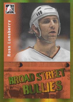 2011-12 In The Game Broad Street Boys - Gold #32 Ross Lonsberry Front