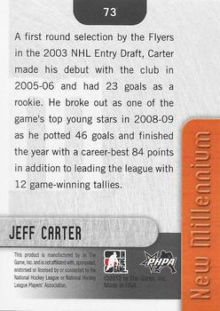 2011-12 In The Game Broad Street Boys - Gold #73 Jeff Carter Back