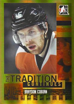 2011-12 In The Game Broad Street Boys - Gold #84 Braydon Coburn Front