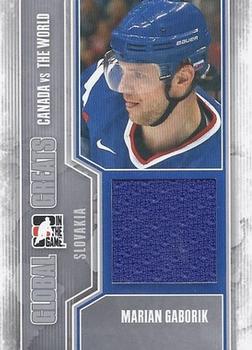 2011-12 In The Game Canada vs. The World - Global Greats Silver #GG-30 Marian Gaborik Front
