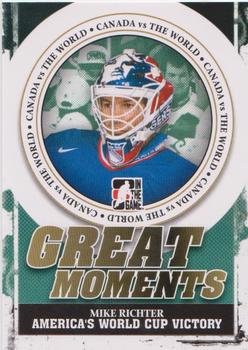 2011-12 In The Game Canada vs. The World - Great Moments #GM-10 Mike Richter Front