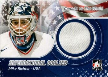 2011-12 In The Game Canada vs. The World - International Goalies Silver #IG-15 Mike Richter Front