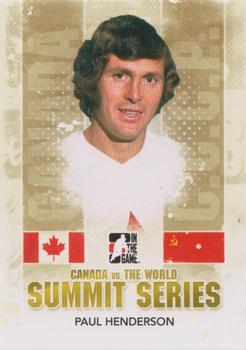 2011-12 In The Game Canada vs. The World - Summit Series #SS-01 Paul Henderson Front