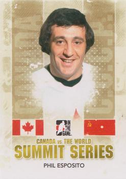 2011-12 In The Game Canada vs. The World - Summit Series #SS-03 Phil Esposito Front