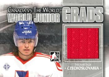 2011-12 In The Game Canada vs. The World - World Junior Grads Silver #WJG-22 Jaromir Jagr Front