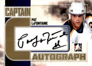 2011-12 In The Game Captain-C - Autographs Gold #A-PL Pat Lafontaine Front