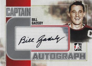 2011-12 In The Game Captain-C - Autographs Silver #A-BG Bill Gadsby Front