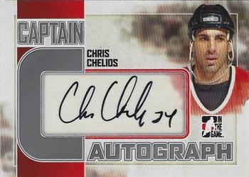 2011-12 In The Game Captain-C - Autographs Silver #A-CC Chris Chelios Front